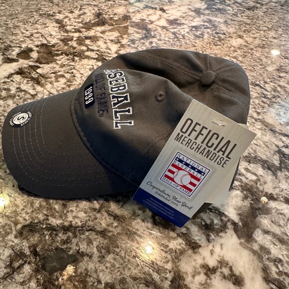 Overseas Adult Travelers Hat Baseball Hall of Fame in Dark Grey - Picture 2 of 5